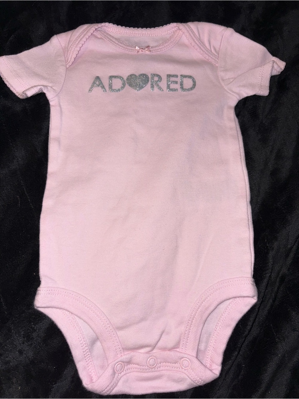 Glitter 3-6M Onesie